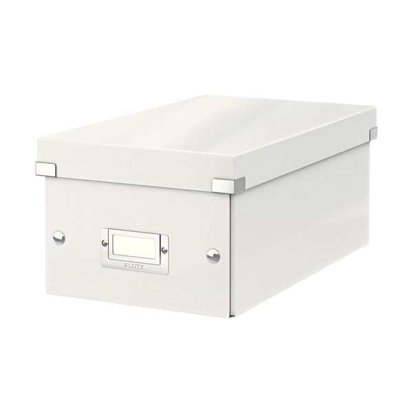 Bela kartonasta škatla za shranjevanje s pokrovom 21x35x15 cm Click&Store – Leitz