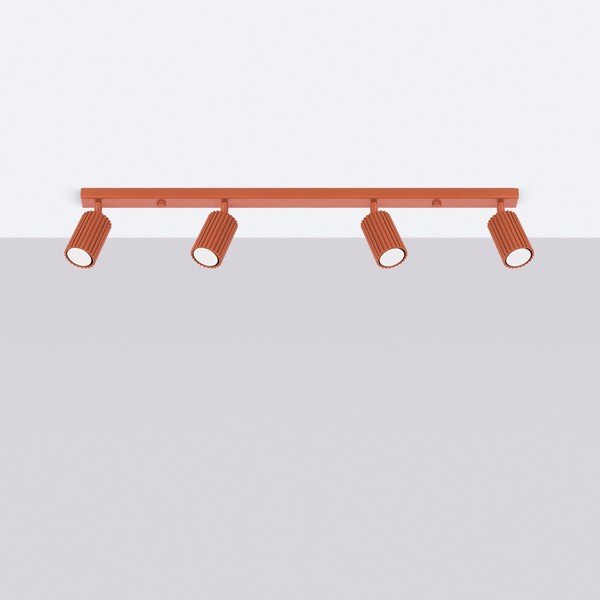 Opečnato oranžno točkovno svetilo 6,5x81 cm Gleam – Sollux-image-4