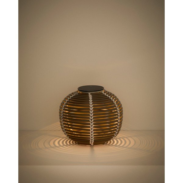LED namizna/prenosljiva zunanja svetilka s solarnim panelom/na USB ø 25 cm Garoina – Kave Home-image-2