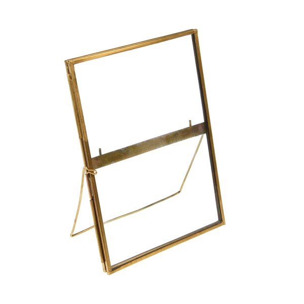 Kovinski stoječ okvir v zlati barvi 13x18 cm – Rex London-image-2