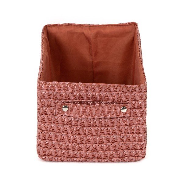 Rdeča košara za shranjevanje Compactor Lilou Basket Terracotta-image-3