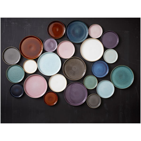 Zelen/črn desertni krožnik iz kamenine ø 17 cm Gastro Green/Black – Bitz-image-1