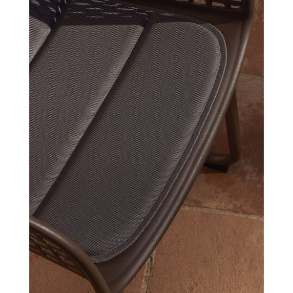 Siva vrtna sedežna blazina 43x45 cm Sindera – Kave Home-image-1