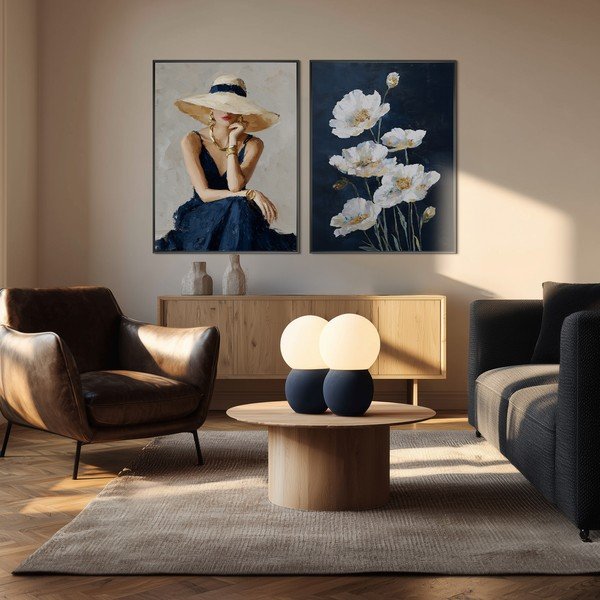 Tiskana slika z okvirjem 60x80 cm Livia – Styler-image-3