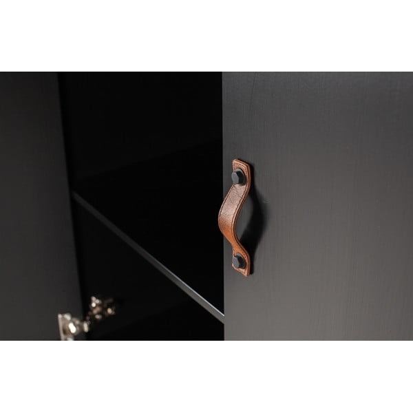 Črna borova omara WOOOD Dian-image-1