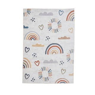 Kremno bela otroška preproga 120x170 cm Vida Kids Rainbow – Think Rugs