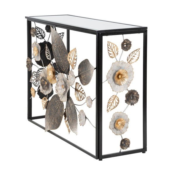 Črna stranska mizica 42x112 cm Glam Dark – Mauro Ferretti-image-1