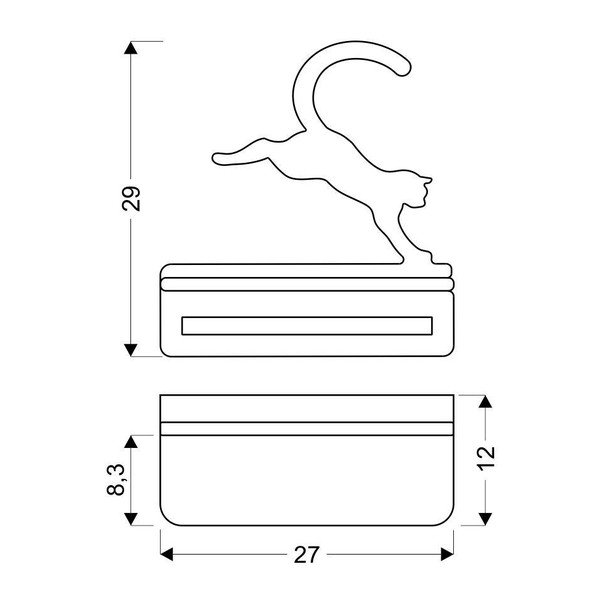 Črna otroška svetilka Cat – Candellux Lighting-image-3