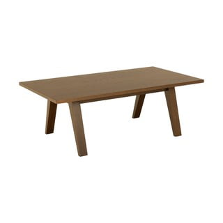 Rjava mizica v hrastovem dekorju 70x130 cm A-Line – Actona