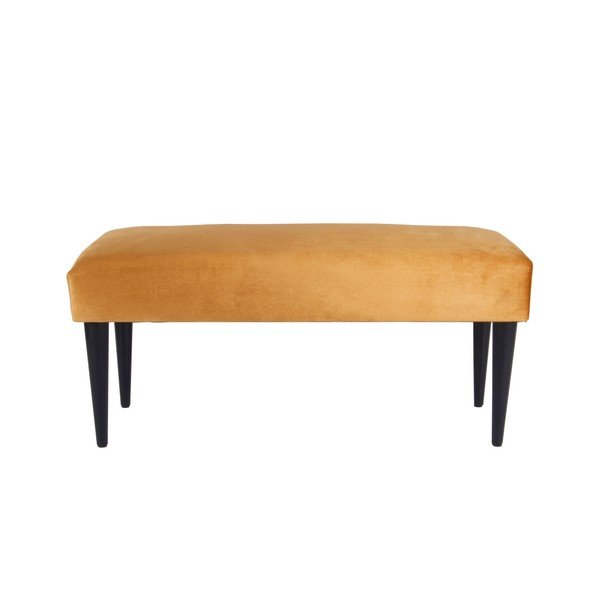 Rumena klop z žametnim oblazinjenjem Leitmotiv Luxury-image-1