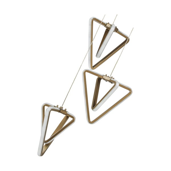 Kovinska LED viseča svetilka v bronasti barvi ø 20 cm Baris – Squid Lighting-image-3