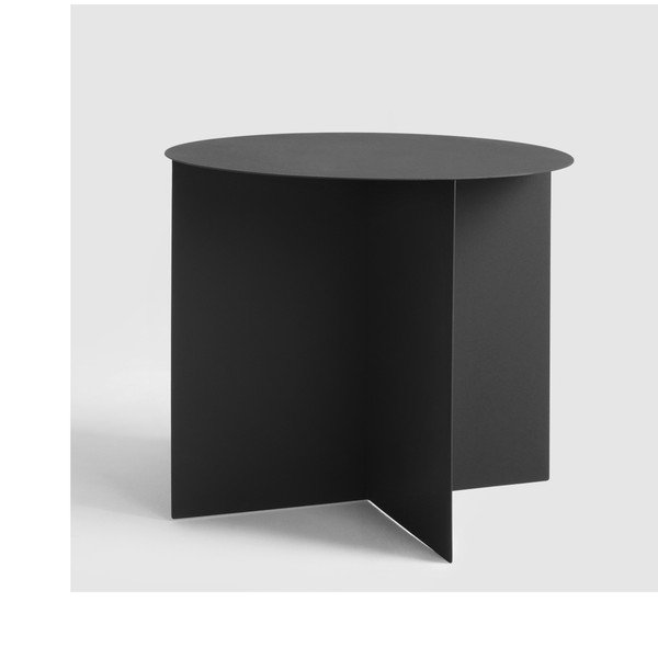 Črna mizica za kavo Custom Form Oli, ⌀ 50 cm-image-3