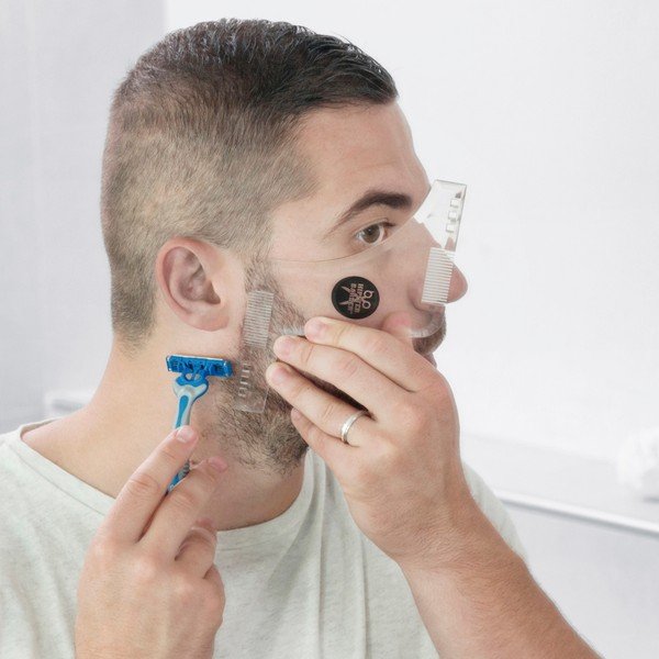 Šablona za oblikovanje brade InnovaGoods Hipster Barber-image-4