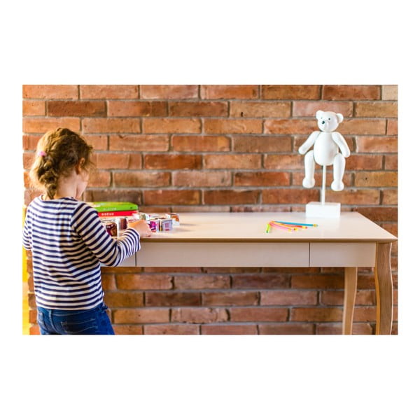 Bela pisalna miza Ragaba Lillo, dolžina 105 cm-image-4