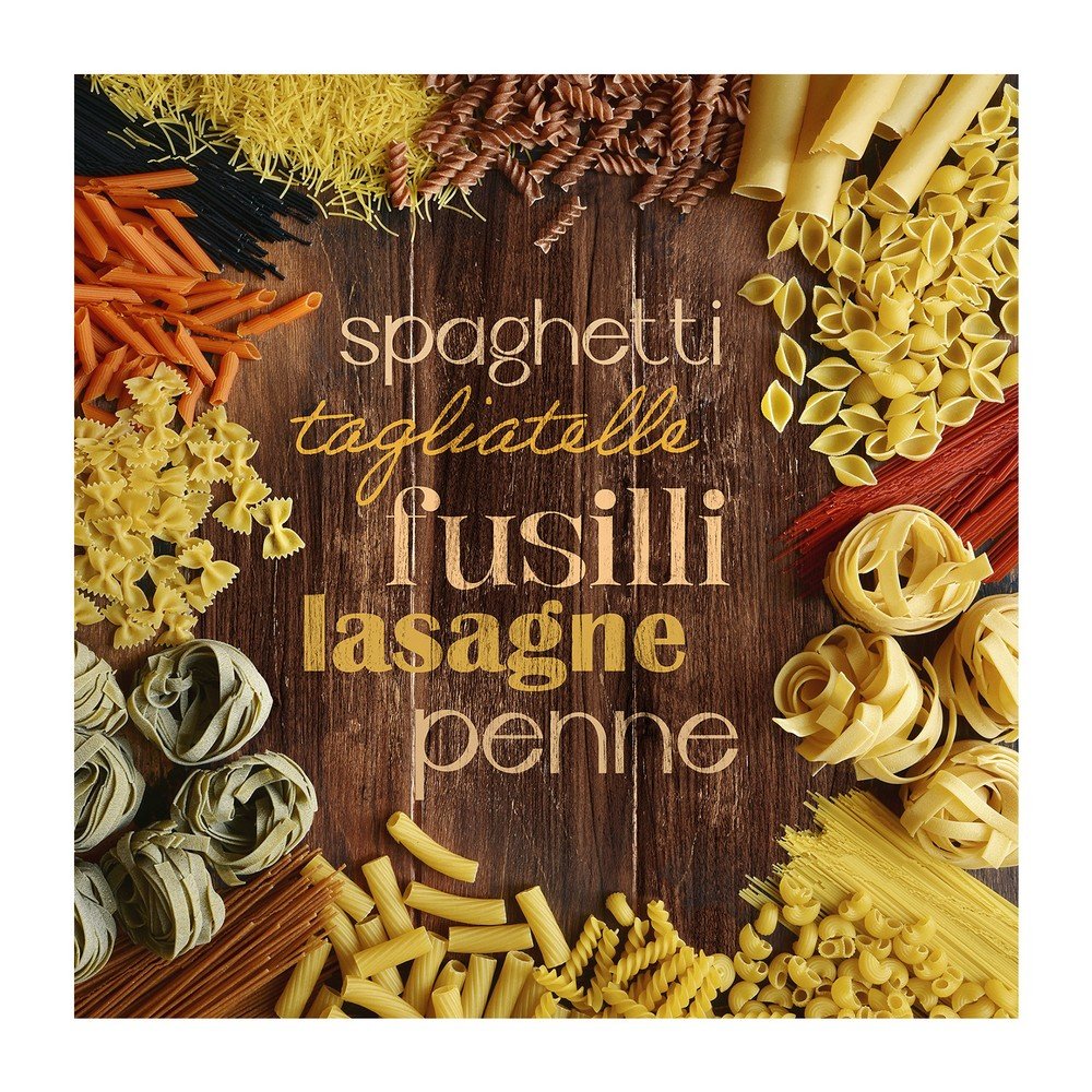 Steklena slika 30x30 cm Pasta