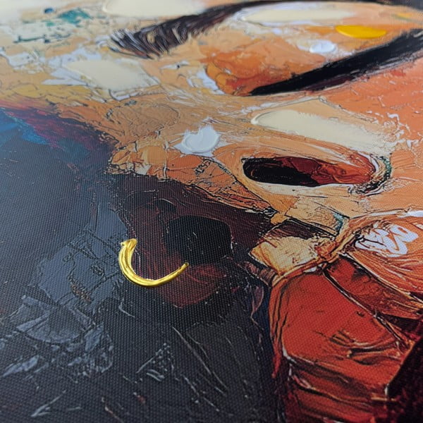 Slika z ročno naslikanimi elementi 70x100 cm Vivian – Styler-image-2