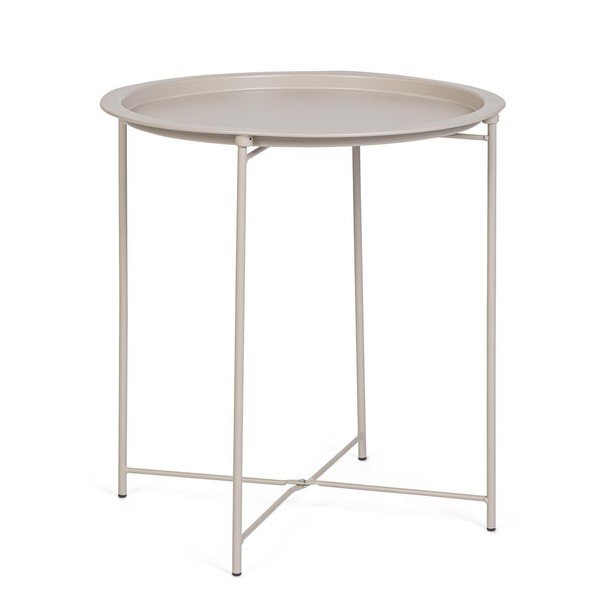 Kovinska okrogla stranska mizica ø 47 cm Hilmar – Yes Everyday