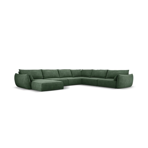 Temno zelen kotni kavč (desni kot) Vanda - Mazzini Sofas-image-2