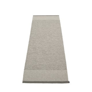 Siv zunanji in notranji tekač 85x260 cm Edit Warm Grey – Pappelina
