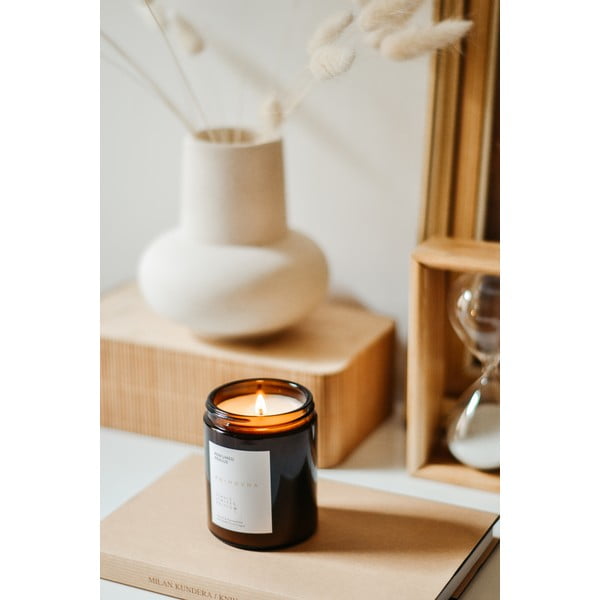 Dišeča sveča iz sojinega voska čas gorenja 40 h Slavic Edition: #09 Library – Perfumed Prague-image-1