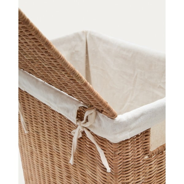 Koši za perilo v kompletu 2 ks iz ratana v naravni barvi Indali – Kave Home-image-2