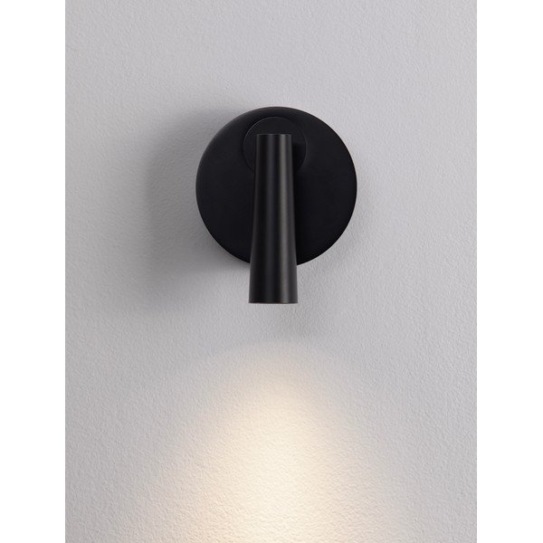 Mat črno aluminijasto LED točkovno svetilo z upogljivo konstrukcijo 7x10 cm Tico – Nova Luce-image-1