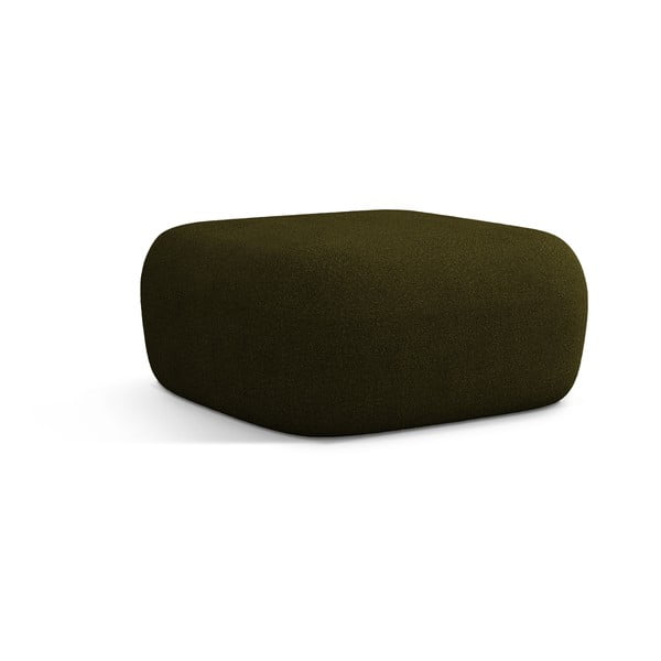 Zelen tabure iz tkanine bouclé Jenny – Micadoni Home-image-1