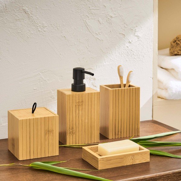 Bambusov podstavek za milo v naravni barvi Hanoi – douceur d'intérieur-image-2