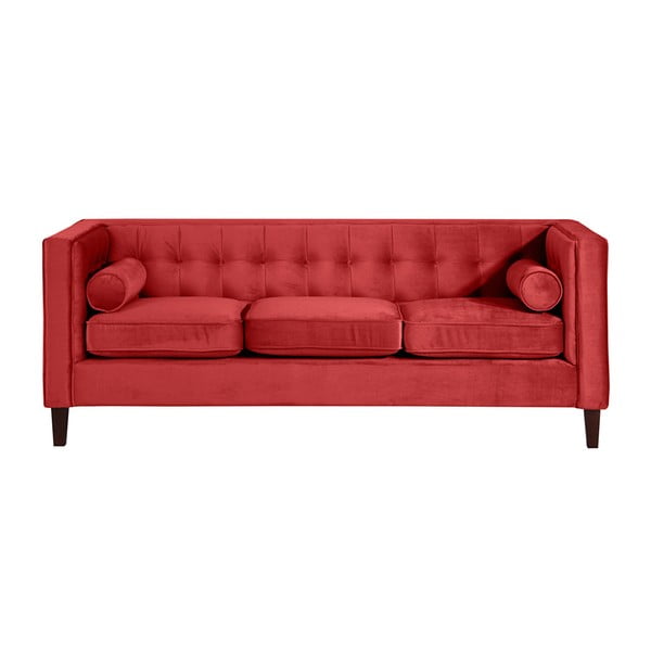 Opečno rdeč kavč Max Winzer Jeronimo, 215 cm