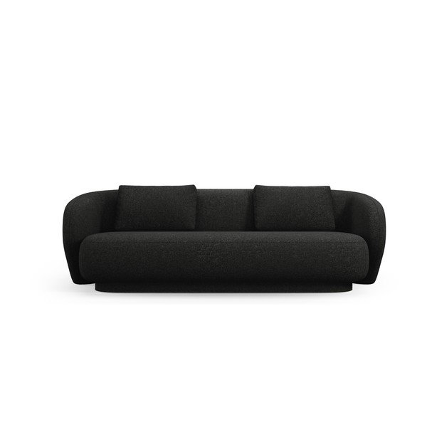 Črna sedežna garnitura 204 cm Camden – Cosmopolitan Design