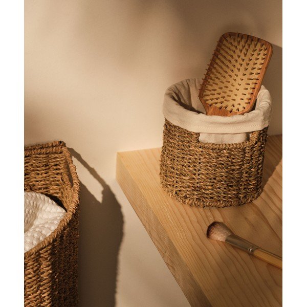 Košara iz morske trave 15x15x15 cm Tossa – Kave Home-image-1