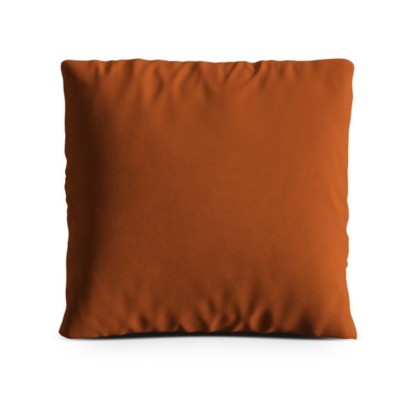 Žametna okrasna blazina za sedežno garnituro v barvi terakote Kemi – Cosmopolitan Design