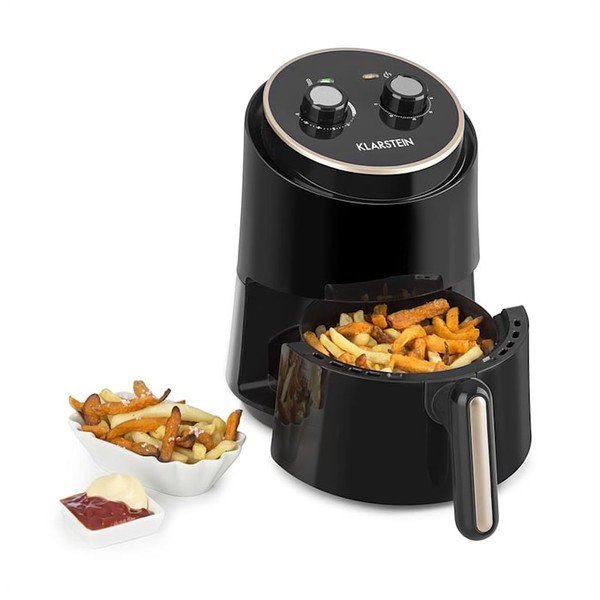 Črna friteza na vroč zrak Klarstein Wel Air Fryer-image-2