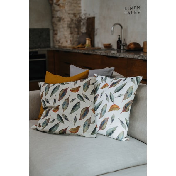 Lanena prevleka za blazino 50x50 cm Golden Fall – Linen Tales-image-4