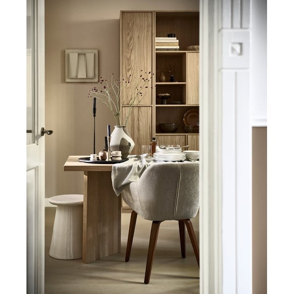 Modularna knjižna polica v hrastovem dekorju v naravni barvi 217x243 cm Modulair – vtwonen-image-4