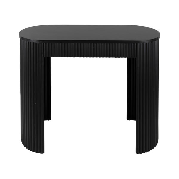 Črna kovinska stranska mizica 40x100 cm Estriado  – Leitmotiv