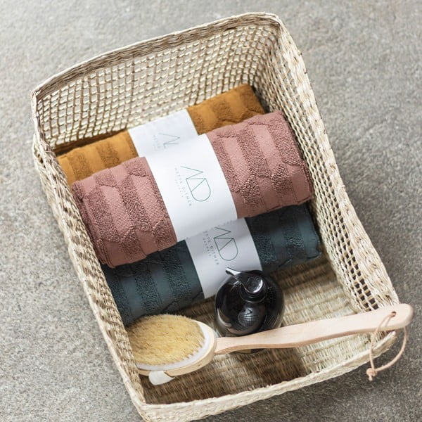 Temno zelena kopalniška preproga 50x80 cm Geo - Mette Ditmer Denmark-image-3