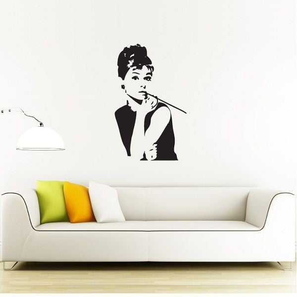 nalepka Audrey Hepburn