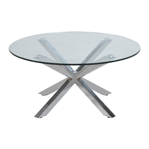 Okrogla mizica v srebrni barvi ø 82 cm Nebesa - Actona