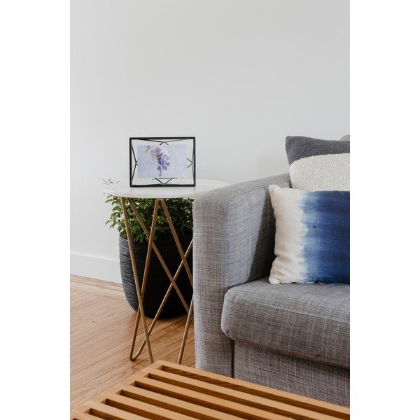 Črn kovinski stoječ/stenski okvir 20x15 cm Prisma – Umbra-image-3