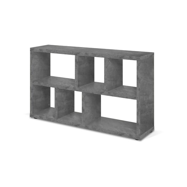 Siv regal v betonskem dekorju 150x83 cm Berlin – TemaHome-image-3