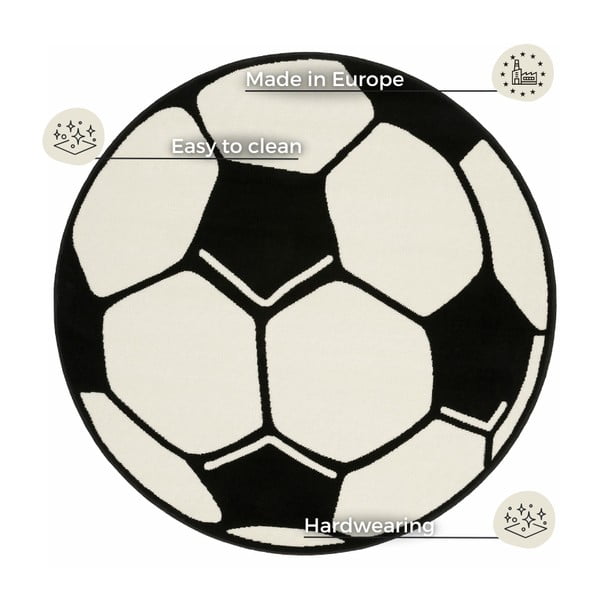Otroška preproga Hanse Home Football, ⌀ 100 cm-image-3