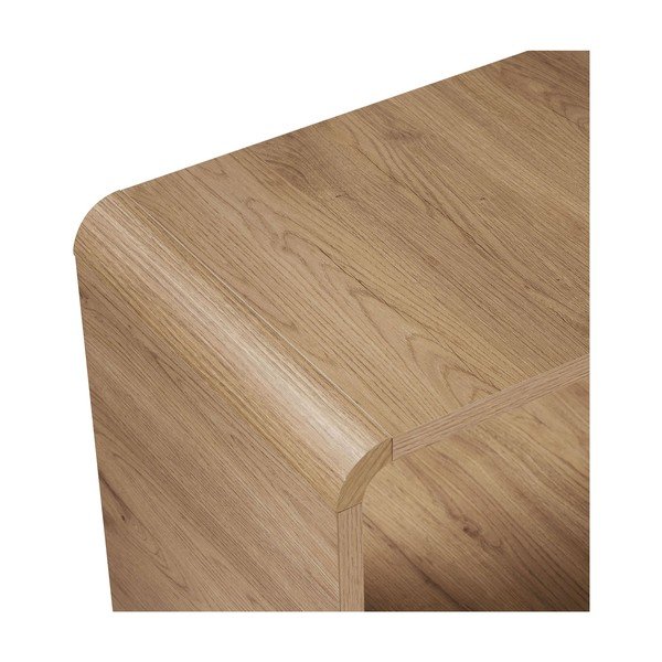 Regal v hrastovem dekorju v svetli naravni barvi 78x153x34 cm Senza – Nordure-image-4