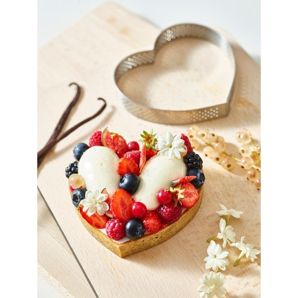 Pekač iz nerjavnega jekla za peko kupca Heart Ring, ø 18 cm-image-3
