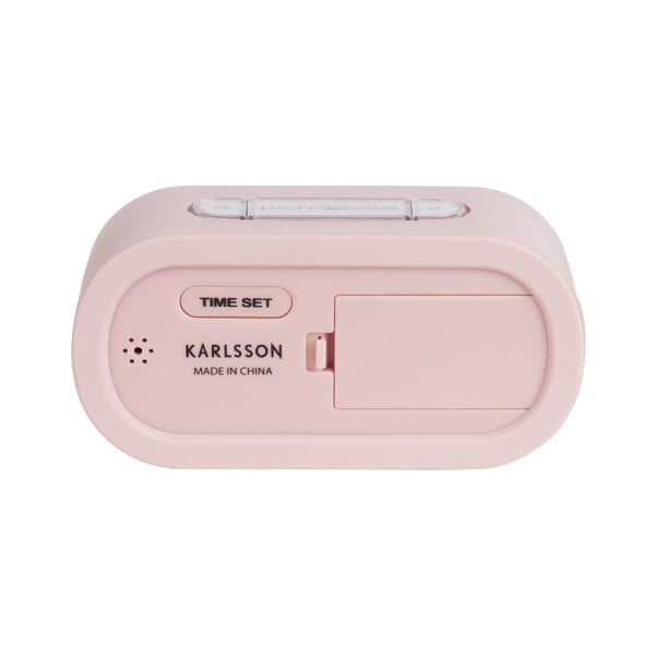 Svetlo rožnata gumijasta budilka Karlsson Gummy-image-2