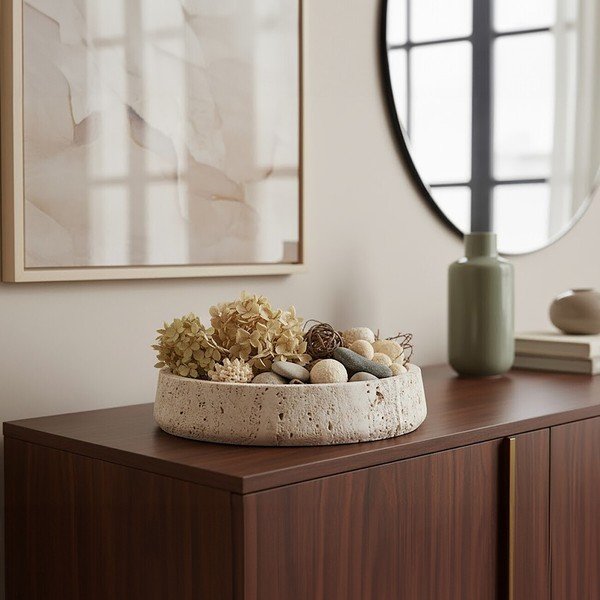 Kamnita okrasna skleda ø 30 cm Tibor – Premier Housewares-image-1