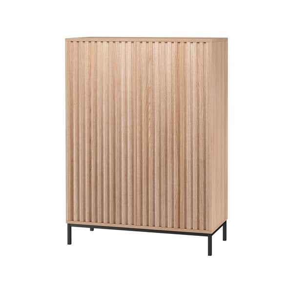 Omarica v hrastovem dekorju v naravni barvi 80x110 cm Celine - Støraa -image-1