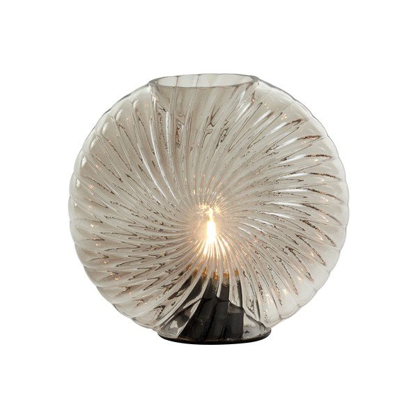 Svetlo siva namizna svetilka (višina 16,5 cm) Milado - Light & Living-image-1