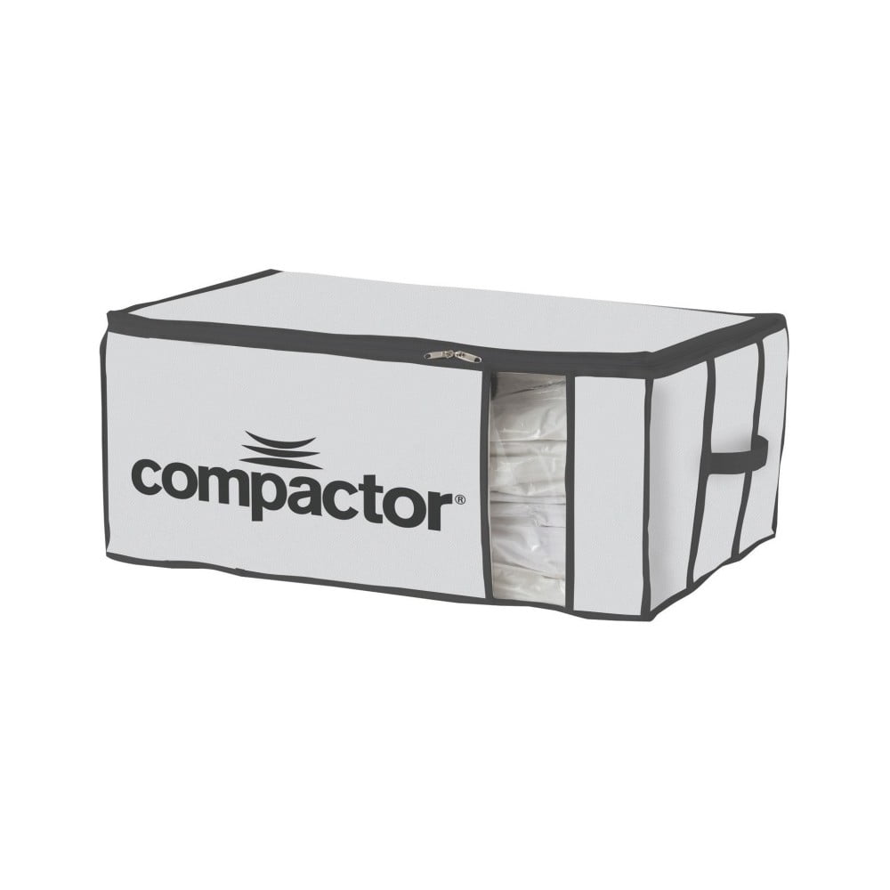 Bela tekstilna škatla za shranjevanje Compactor Brand XXL