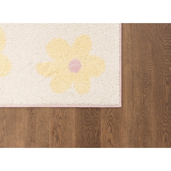 Rumena/slonokoščena otroška preproga 80x150 cm Dazzy Vanilla – FD-image-3